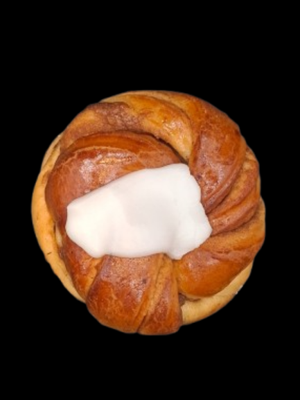 Kanel knude m. glasur